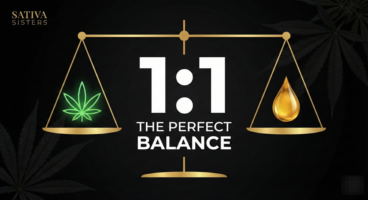 1:1 THC:CBD — The Most Balanced Ratio in Cannabis