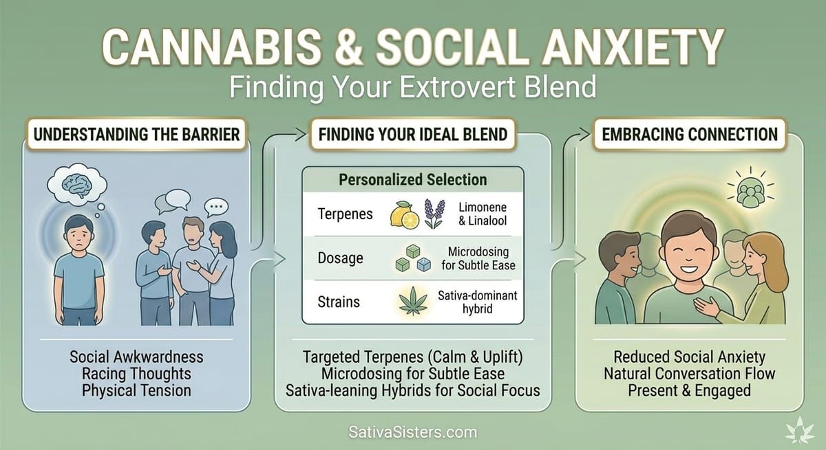 Cannabis & Social Anxiety: Finding Your Extrovert Blend