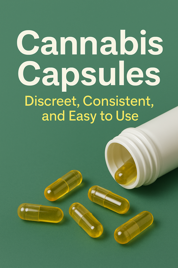 Cannabis Capsules: Discreet, Consistent, and Easy to Use