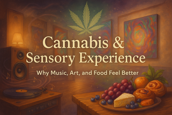 Cannabis & Sensory Experience: Why Music, Art, and Food Feel Better