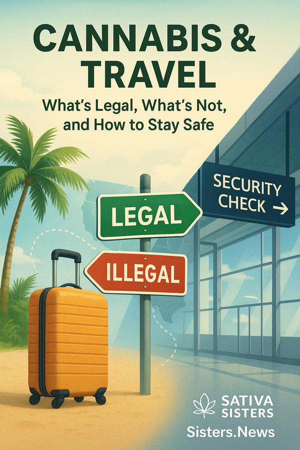 Cannabis & Travel: What’s Legal, What’s Not, and How to Stay Safe