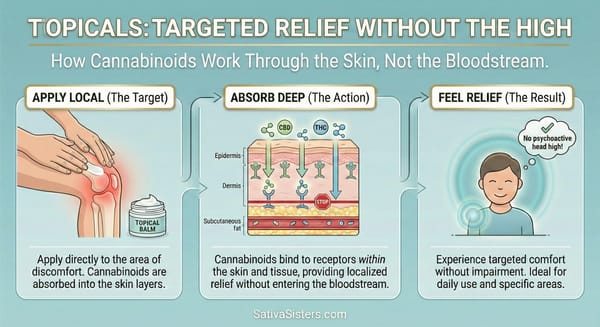 Topicals: Targeted Relief Without the High
